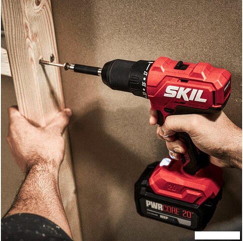 Дрель-шуруповерт Skil DL6280SE20 (с 2-мя АКБ, кейс)