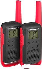 Портативная радиостанция Motorola T62 Walkie-talkie (черный/красный) Портативная радиостанция Motorola T62 Walkie-talkie (черный/красный)