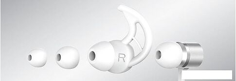 Наушники Olmio BTE-05 (серебристый/белый)