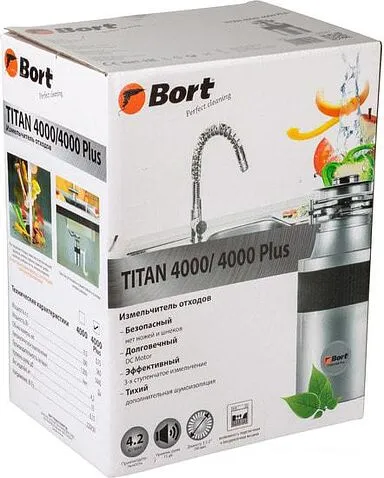 Измельчитель пищевых отходов Bort Titan 4000 Plus