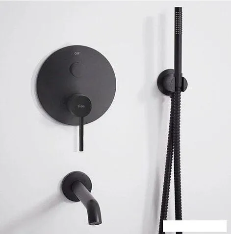 Душевая система Rea Lungo REA-P4112 (черный)
