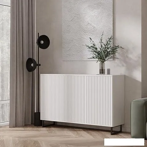 Комод Shtabe Royal 5051 эко (белый/белый/черный)