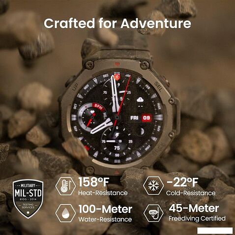 Умные часы Amazfit T-Rex 3 (серый туман)