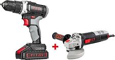 P.I.T. PSR18-D5 + PWS125-C6 (шуруповерт, болгарка, 2 АКБ, кейс)