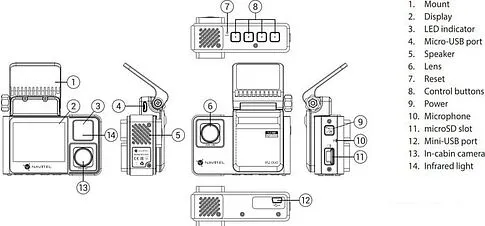 Видеорегистратор NAVITEL RS2 DUO