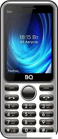 Кнопочный телефон BQ BQ-2833 Slim (черный)