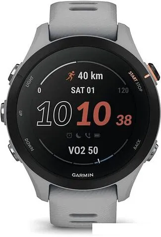Умные часы Garmin Forerunner 255S 41 мм (светло-серый/черный)