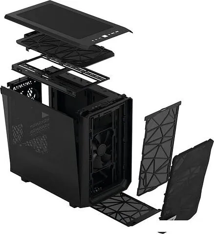 Корпус Fractal Design Meshify 2 Nano Black TG dark tint FD-C-MES2N-01