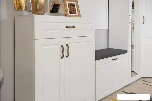 Тумба Империал Лацио 2д 1ящ (белое дерево/ручка бронза)