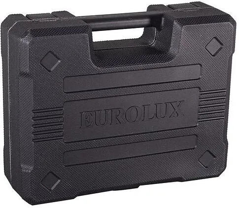 Дрель-шуруповерт Eurolux ДА-20/2Li 72/14/52 (с 2-мя АКБ, кейс)