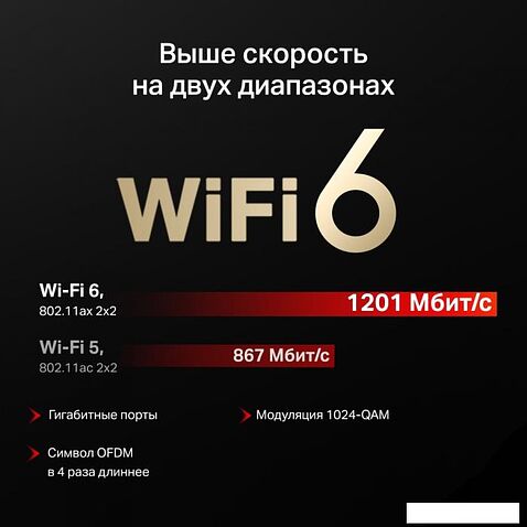 Wi-Fi роутер Mercusys MR62X