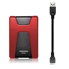 Внешний жесткий диск A-Data DashDrive Durable HD650 2TB (красный) Внешний жесткий диск A-Data DashDrive Durable HD650 2TB (красный)