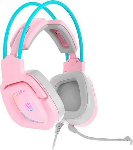 Наушники A4Tech Bloody G575 (розовый/голубой)