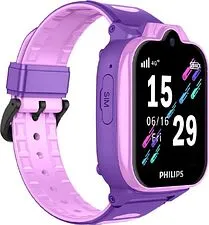 Детские умные часы Philips W6610 (розовый/фиолетовый)