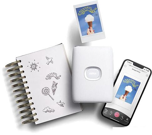 Мобильный фотопринтер Fujifilm Instax Mini Link 2 (белый)