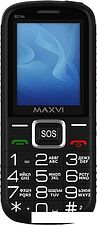 Кнопочный телефон Maxvi B21ds (черный)