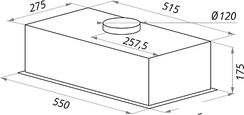 Кухонная вытяжка Ciarko Bongo 60 (белый)
