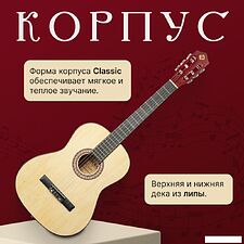 Акустическая гитара ROKSO FT-C-B39-N