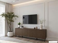 Тумба Black Red White York KOM4D (орех селект темный/эвкалипт испанский)