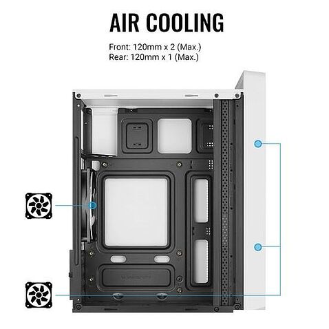 Корпус AeroCool CS-109-S-WT-v1