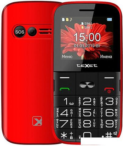 Мобильный телефон TeXet TM-B227 (красный)