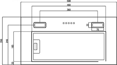 Кухонная вытяжка Schtoff TDM 60 (нержавеющая сталь)