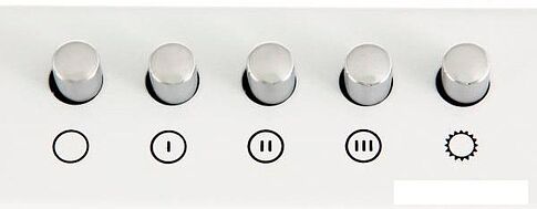 Кухонная вытяжка Krona JESSICA slim 500 white push button