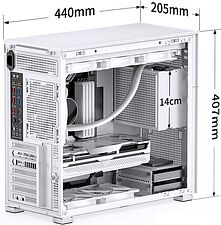 Корпус Jonsbo D41 Mesh (белый)