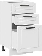 Шкаф напольный Трия Лорас 1Н4Я3 (белый/холст белый) Шкаф напольный Трия Лорас 1Н4Я3 (белый/холст белый)