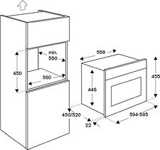 Электрический духовой шкаф Bertazzoni F457MODMWTX