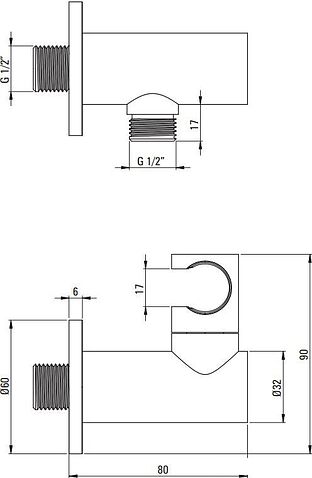 Душевая система  Deante Blur Titanium NQL D9YK