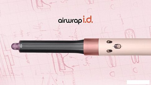 Фен-стайлер Dyson Airwrap Complete Long HS08 i.d. (с переходником на евровилку, керамический розовый/розовое золото)