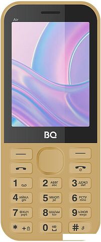 Кнопочный телефон BQ 2843 Air (золотистый)