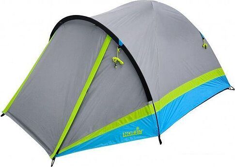 Треккинговая палатка Norfin Maula 3 (серый/голубой)