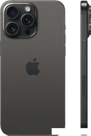 Смартфон Apple iPhone 15 Pro Max Dual SIM 256GB (черный титан)