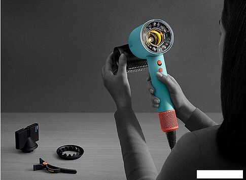 Фен Dyson HD16 Supersonic Nural 515191-01 (керамическая патина/топаз)