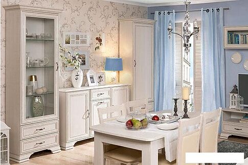 Тумба Anrex Tiffany 3D1S Вудлайн Кремовый