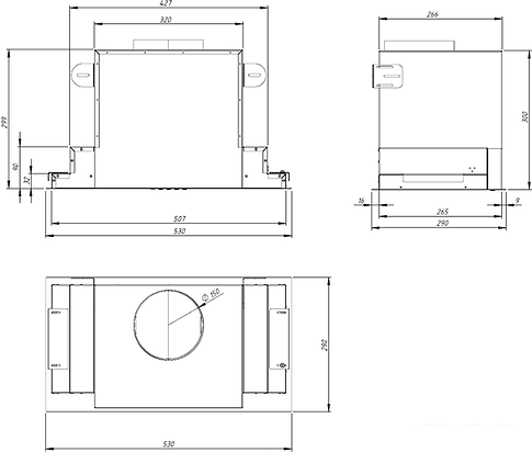 Кухонная вытяжка Akpo Neva Glass II 60 WK-10 (черный)