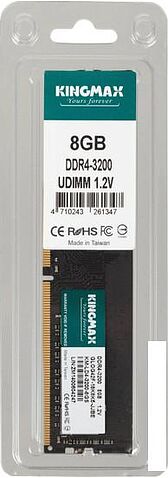Оперативная память Kingmax 8ГБ DDR4 3200 МГц KM-LD4-3200-8GS
