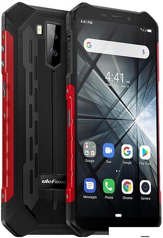 Смартфон Ulefone Armor X3 (черный/красный)