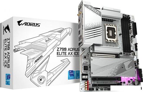 Материнская плата Gigabyte Z790 Aorus Elite AX Ice