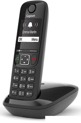Радиотелефон Gigaset AS690 (черный)