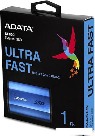 Внешний накопитель A-Data SE800 1TB ASE800-1TU32G2-CBL (синий)