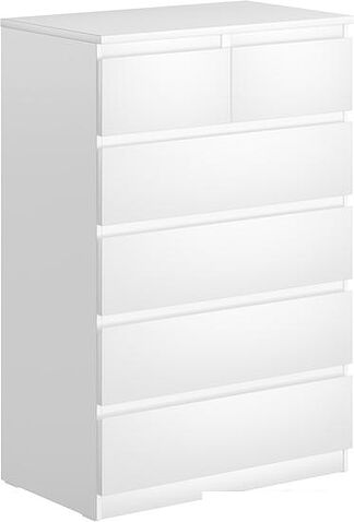 Комод Mio Tesoro Мальта 6 ящиков 80x121 2.05.02.100.1 (белый)