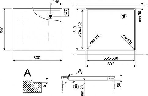 Варочная панель Smeg SI4642D