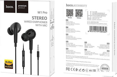 Наушники Hoco M1 Pro (черный)