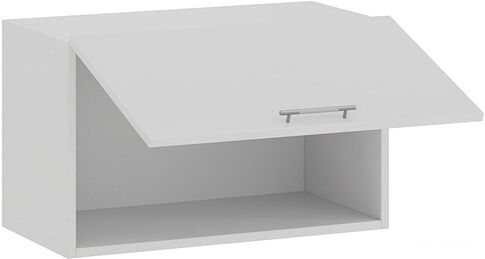 Шкаф навесной Трия Весна 1В6Г (белый глянец)