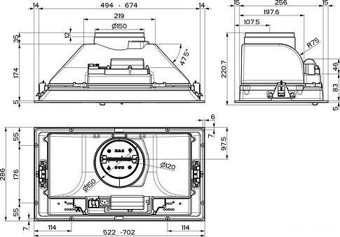Кухонная вытяжка Faber Inka Smart C LG A70 305.0599.306