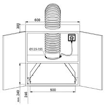 Кухонная вытяжка ZUGEL ZHI524GB