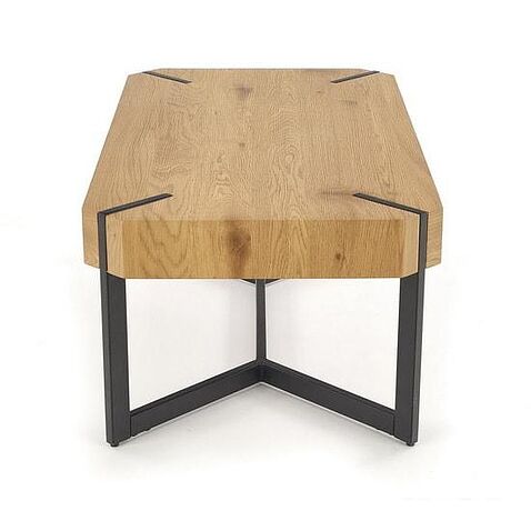 Журнальный столик Halmar Lavida (дуб золотой/черный)